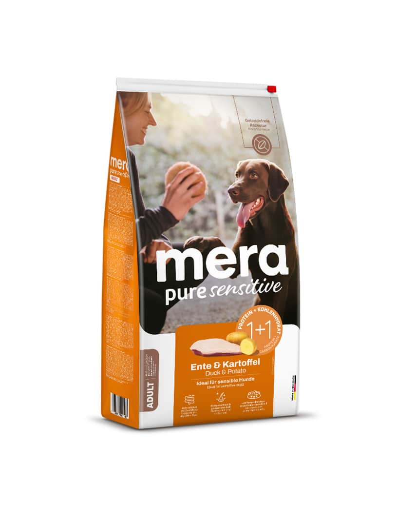 260219 Mera RL Ente Kartoffel Adult 12 5kg Perpsektive FOP Frontal